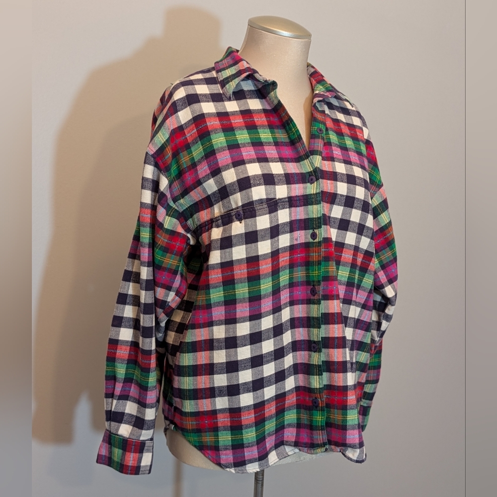 100% Cotton Merona Flannel Shirt